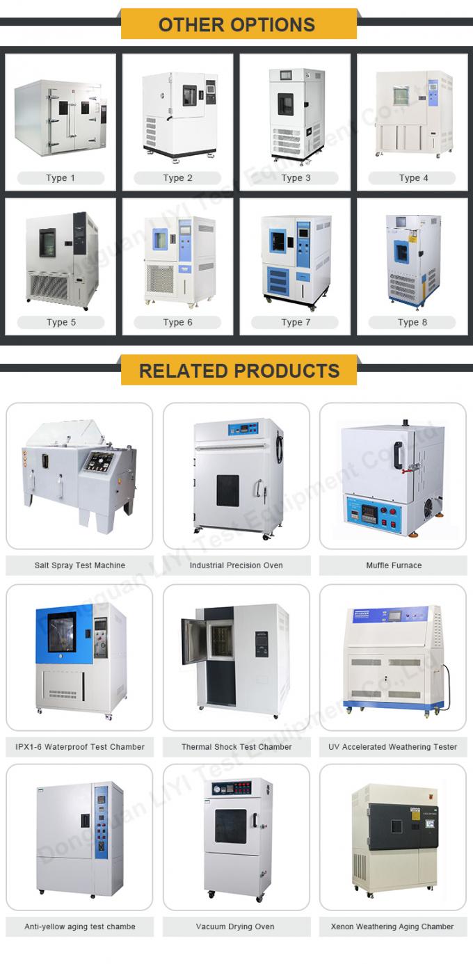 LIYI JIS C60068 150L বেঞ্চটপ তাপমাত্রা চেম্বার, LIYI তাপমাত্রা আর্দ্রতা চেম্বার 2