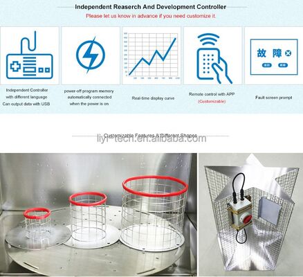 Liyi Ipx4 টেস্ট সরঞ্জাম, জল প্রতিরোধ পরীক্ষা মেশিন, বৃষ্টি পরীক্ষা চেম্বার জল স্প্রে প্রতিরোধ পরীক্ষা সরঞ্জাম